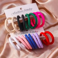 Cute Candy Color 3.8cm Round Hoop Earrings for Women Girls Simple Geometric Earrings Party Holiday Jewelry Gifts