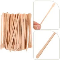 100-500pcs Waxing Wooden Sticks Body Hair Removal Tools Irregular Applicator Strips Wax Rods Nose Hair Eyebrow Hard Wax Sticks