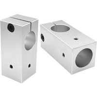T-type Fixed Column Optical Shaft Cross Connector Clamp Block Inner Hole Diameter 8 10 12 15 16 20 25 30 mm