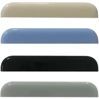 Top Rear For Google Pixel 8 Rear Cover Glass Strips Replacement Parts For Pixel 8 Pro Battery Back Cover Upper Glass Strips