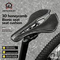 New 3D Printed Honeycomb Bike Saddle Ultralight Carbon Fiber Racing Grade Breathable Hollow Bicycle Seat Cushion for MTB Road Gr
