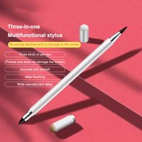 Premium Universal Stylus Pen for Smart Phones, iPads, & Tablet Drawing - 3 in 1 Design