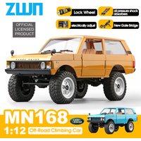 MN168 1:12 Retro Car With LED Lights Full-scale Simulation Professional Off-Road Climbing Car Remote Control RC Truck Model Toys