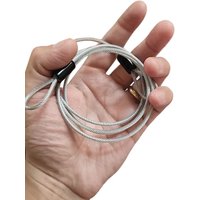 AliExpress 0.5/1/2Meters Bicycle Lock Wire Cycling Strong Steel Cable Lock MTB Road Bike Lock Rope Anti-theft Security Bicycle Accessories