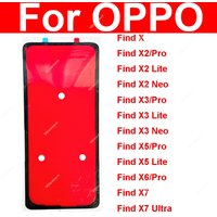 Back Battery Cover Adhesive For OPPO Find X X2 X3 X5 X6 Pro Find X2 X3 X5 Lite Neo X7 Ultra Rear Housing Battery Cover Sticker