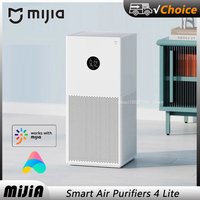 MIJIA Smart Air Purifier 4 Lite LED Display Purification Aldehyde Removal Home Air Ionizer 35.8dB(A) Low noise MI APP