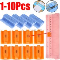 1-10Pcs Paper Cutter A4 A5 Paper Cutting Guillotine Replacement Blades Cutter with Pull-out Ruler for Photo Trimmers Scrapbook