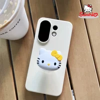 Sanrio Hello Kitty Cute Phone Holder Griptok Finger Ring Support For iPhone Samsung Case Paste Grip Tok Socket Bracket Girl Gift