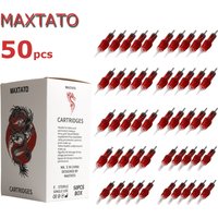 3/50pcs/Box Tattoo Cartridge Needles Disposable Needles Rl RS RM M1 For Tattoo Machine For Eyebrow Eyeliner Permanent Makeup