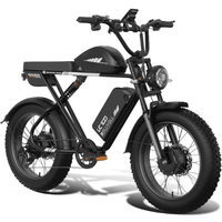 AliExpress E-bike BLUVALL K10 2000W Brushless Dual Motor 52V43AH Dual Battery Hydraulic Brake Snow E-Bicycle 20 Inch Fat Tire Electric Bike