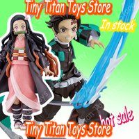 Demonslayer Articulated Tanjiro Kamado Nezuko Zenitsu Kyojuro Rengoku Figma Action Figures Collectible Anime Model Fans Hot Gift