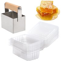 Imkerei Bienenhonig schneider Edelstahl Bienen kamm Honigs ch neiden mit Holzgriff Werkzeug Waben Imkerei nehmen Ausrüstung