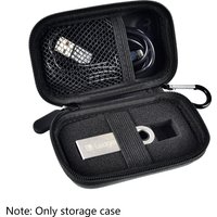 Hard EVA Ledger Nano X/S/Plus Case, Shockproof Crypto Wallet Protective Cover with Cable Storage, Portable Organizer for Bitcoin