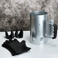 Barbecue Quick Starter Chimney BBQ Carbon Barrels Grill Bruner Outdoor Charcoal Coal