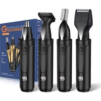 USB charging four in one men's multifunctional electric nose hair trimmer, beard trimmer, sideburns trimmer, electric shaver