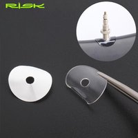 20pcs/set RISK Mountain Road Bike Bicycle French Presta Valve Sticker Rim Protection Gas Air Nozzle Glue Pad Tube Tire Gasket
