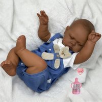 BZDOLL 60 CM Asleep Fat Reborn Baby Doll For Girl Big Fat Toddler Vinyl Limbs Cloth Body Doll Kid Birthday Gift Play House Toy