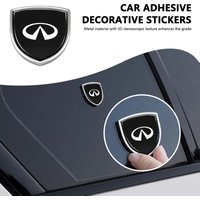 Metal Car Styling Shield Emblem Badge Decorative Decals Auto Sticker Accessories For Infiniti FX35 Q30 G37 QX70 G35 QX50 QX60