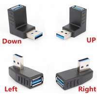 USB 3.0-Adapter links/oben/unten/rechtwinklig 90-Grad-Verlängerungskabel Stecker auf Buchse Adapterkabel USB-Kabel