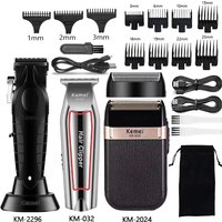 Kemei Hair Clipper KM-2296 KM-032 KM-2024 Kit Men's Electric Shaver Hair Trimmer Machine Professional Hair Cutting Machine