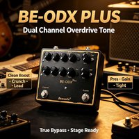 Demonfx BE-ODX und BE-ODX Plus Dual-Channel-Gerätesimulator Dual-Overdrive-Gitarreneffektpedal für E-Gitarre