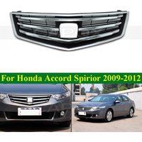 CAPQX Front Bumper Grill Mask Radiator Grille For Honda Euro Accord Spirior 2009-2012 Medium Net Racing Grill 71121-Tl2-A00