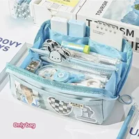 10 Layers Pencil Case Pouch Prisms Large Capacity Pen Bag Multifunction High-Quality for Gilr Back to School Supplies Stationery