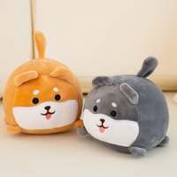 Puppy Plush Toys Wholesale Husky Dolls Corgi Stuffed Animals Cross-Border Realistic Animal Plush Toys