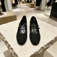 Luxury Brand Casual Flats Breathable Mesh Upper Sheepskin Lining Women's Ballet Flats Luxury Mary Jane Flats Ballet Shoes