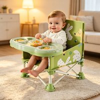 Portable Foldable Baby Dining Chair Cartoon Eating Detachable Dining Table Chair Household Toddler Infant Dining Chairs