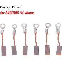 540 550 RC Brushed Motor External Carbon Brush Low Spark Carbon Brushes Replacement Low Noise Carbon Replaceable Stable Tool