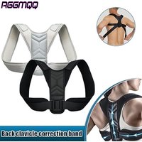 RGGMQQ Adjustable Posture Corrector for Men & Women, Comfortable Shoulder Brace Support for Neck, Back & Shoulder Pain Relief
