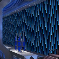 Custom Luminous KTV Bar Background Wallpaper Box Room Tooling Mural Technology Sense Starry Red Wallpaper home decor 3D stickers