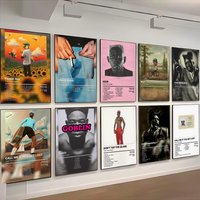 Hip pop Singer T-Tyler Music Album Poster Trendy Aesthetic Wall Art poster high-end Bedroom Home Cafe Decor