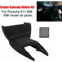Center Console Delete Kit GT3 Style Black Upholstered Trim Fit for Porsche 911 986 996