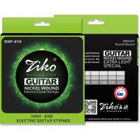 ZIKO Electric Guitar Strings Steel Core Nickel Wound Guitarra Strings Play Real Heavy Metal Rock DNF-010 Guitar Accessories