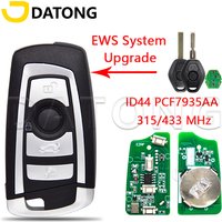 Datong World Car Remote Control Key For BMW E38 E39 E46 M5 X3 X5 Z3 Z4 EWS 315/433MHz ID44 PCF7935 Chip Upgrade Flip