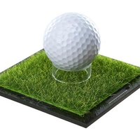 Transparent Golf Ball Display Case Lawn Design Dust Protection Holder Stand Golf Ball Clear Square Compact Golf Ball Acrylic Box
