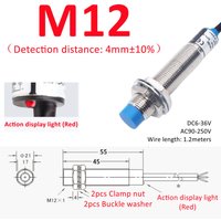 LJ12A3-4-Z/BX LJ12A3-4-Z/BY Proximity Switch Inductive Proximity Sensor Detection Switch NPN/PNP DC 6-36V Approach Sensor 12mm
