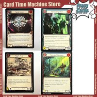 Flesh and Blood Proxy TCG Cards NON Foil Under the Trap-Door Sigil Teklo Pounder Retrace Null Anime Booster Pack Cards Toy Gifts