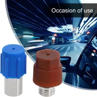 2PCS Air Conditioning Hd Nd Adapter Connections R134a for Ford Opel VW Seat Skoda Nd Adapter Und 357820795J 357820795H Hot Sale