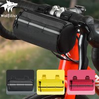 Bike Handlebar Bag - 2L Large Capacity Bicycle Front Bag, for Road Mountain Bike Cycling Travel Three Colors Available
