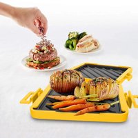 Microwave Toastie Maker Sandwich Fast Breakfast Non Stick Panini Press Grill