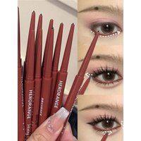 12 Colors Eyeliner Pencil Smooth Wine Red Soft High Pigment Eye Liner Pen Matte Waterproof Aegyosal Lying Silkworm Eyes Cosmetic