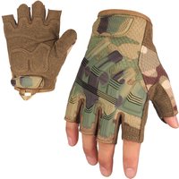 AliExpress NONE Tactical Half Finger Gloves Outdoor Sport Cycling Hunting Shooting Camping Hiking Combat Bicycle Non-slip Shock-proof Gear Men