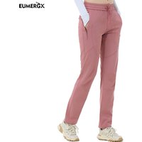 EUMERGX Women‘s Winter Hiking Pants Waterproof Warm Fleece Pants Camping Climbing Trekking Skiing Outdoor Sports Trousers