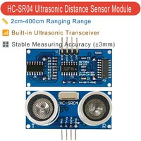 Ultrasonic Module HC-SR04 Distance Measuring Transducer Sensor Non-Contact Ranging 2-450cm for Arduino DIY Smart Car Accurate