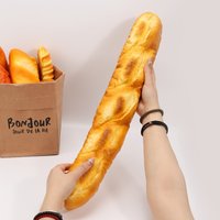Soft PU slow rebound simulation bread kneading music simulation gourmet baguette conch bread decompression toy ornament