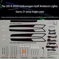 For Volkswagen Golf 7 GOLF 7.5 2014-2020 Decorative Ambient Light LED Atmosphere Lamp illuminated Strip