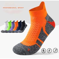 2025 Professional Marathon Running Sock Men Women Sports Fitness Thickened Cushioned Short Tube Low Cut Boat Ankle Socks